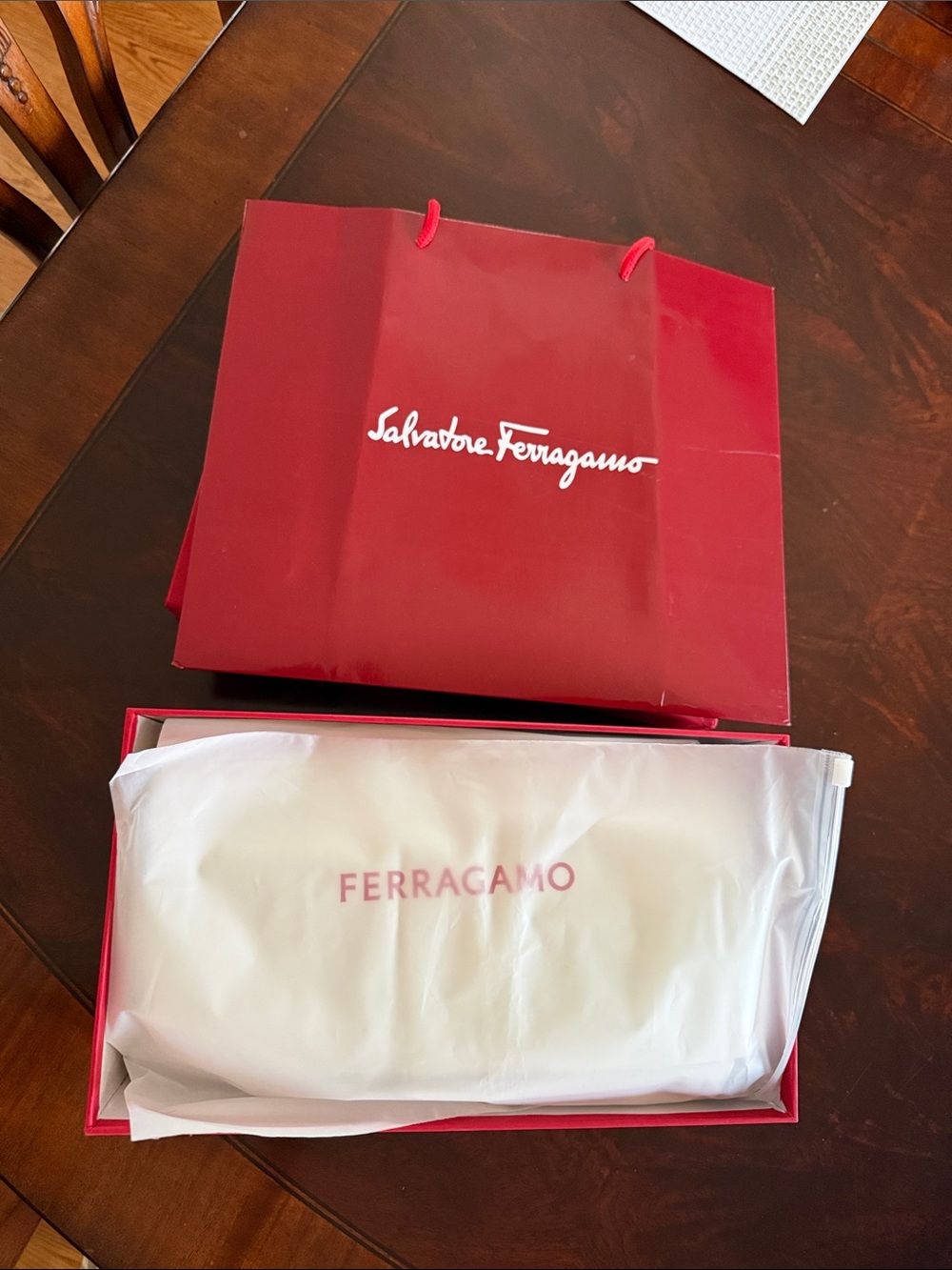Ferragamo Silver Metallic Circular-Heel Slide Sandals - Picture 12 of 16